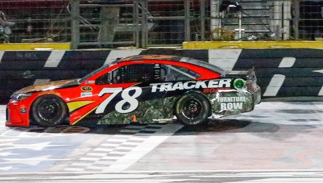Martin Truex Jr. led a record 392 of 400 laps en route to winning the 2016 Coca-Cola 600 at Charlotte Motor Speedway.