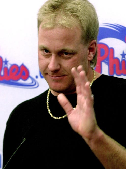 After nine years with the Phillies, Schilling was traded to the Diamondbacks in July 2000.