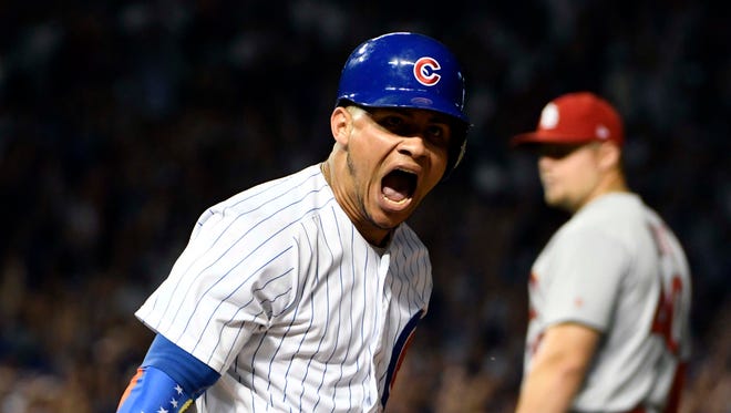 Willson Contreras has slugged 21 homers for the Cubs this season.