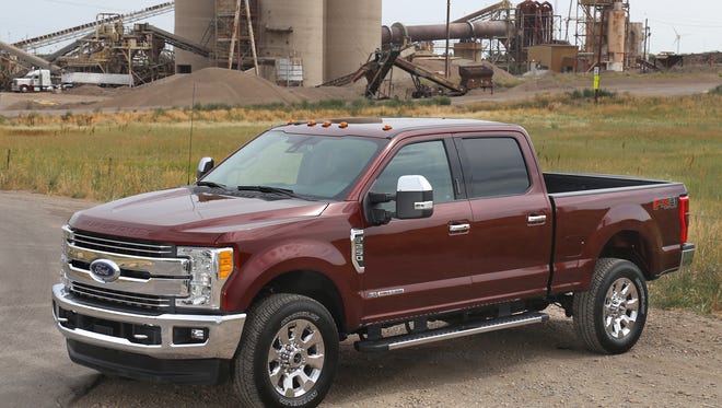 Ford says its 2017 Super Duty is selling at high premiums
