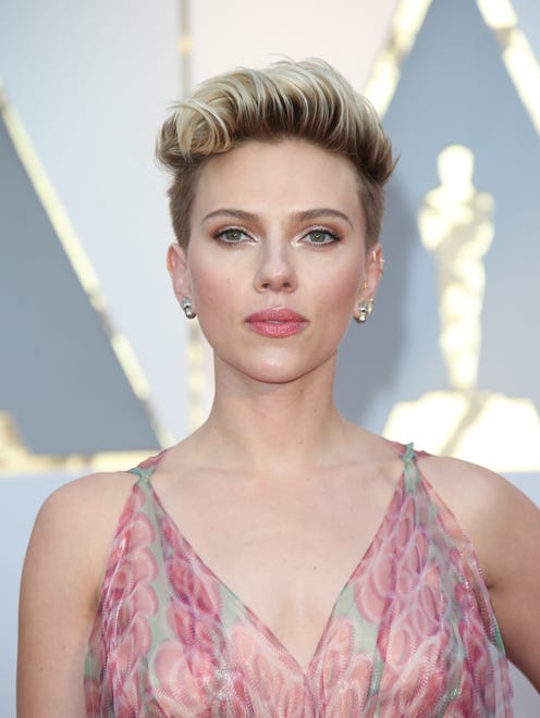 Scarlett Johansson made a powerful statement with her sassy, faux hawk.