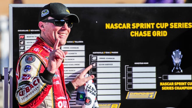 Kevin Harvick has proven unflappable so far in the three years of this elimination-style Chase format.