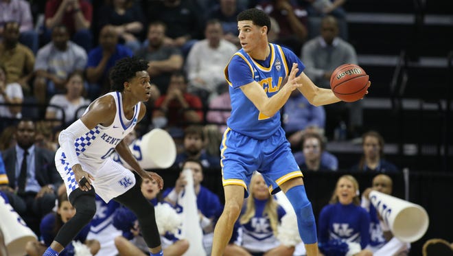 UCLA coach Steve Alford told the Los Angeles Times that Lonzo Ball's father, LaVar, was never a problem.