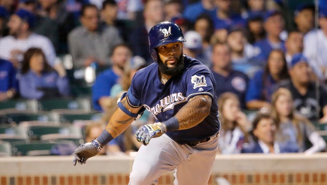 The Brewers never saw Eric Thames play in Korea, but they were able to evaluate him on video.