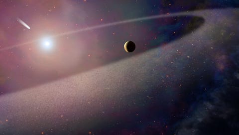 Astronomers in Germany found a massive comet-like object in February 2017. It's 100,000 times larger than Halley's comet.