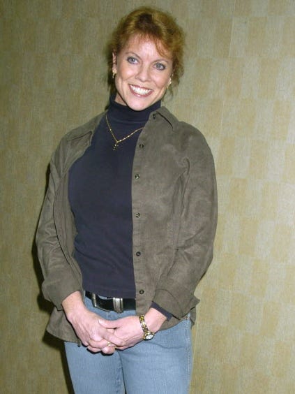 FILE - APRIL 22: Actor and star of "Happy Days" Erin Moran dies at 56. Erin Moran during Mike Carbonaros Big Apple Comic Book, Art and Toy Show Press Conference - January 21, 2005 at Penn Plaza Pavilion in New York City, New York, United States. (Photo by Robin Platzer/FilmMagic) ORG XMIT: 690205223 ORIG FILE ID: 114776829