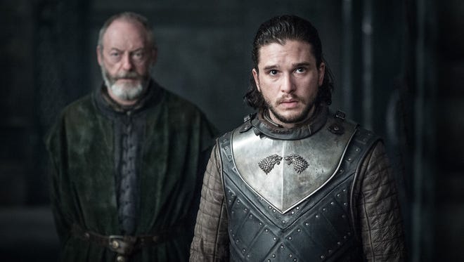 Davos and Jon in 'Game of Thrones' Season 7 Episode 3.