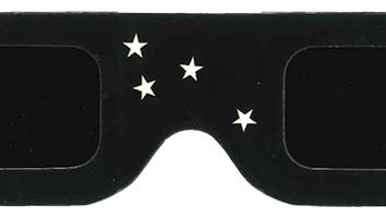 The University of Wisconsin-Milwaukee says solar eclipse glasses (pictured) that were distributed this week are unsafe to use for the eclipse viewing Monday.
