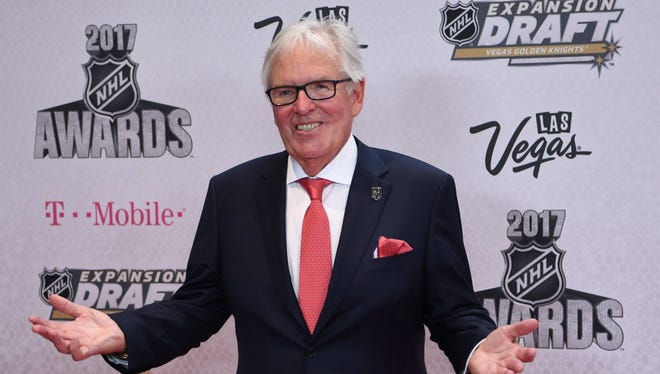 Vegas Golden Knights owner Bill Foley arrives on the red carpet before the 2017 NHL Awards and Expansion Draft at T-Mobile Arena.