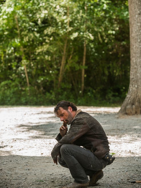 >>> NOT TO BE USED UNTIL 10/24/16 at 1:00 AM EST < < < Andrew Lincoln as Rick Grimes - The Walking Dead _ Season 7, Episode 1 - Photo Credit: Gene Page/AMC