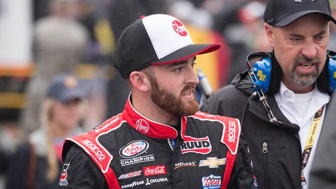 Austin Dillon advanced to the second round of the Chase for the Sprint Cup in his first try.