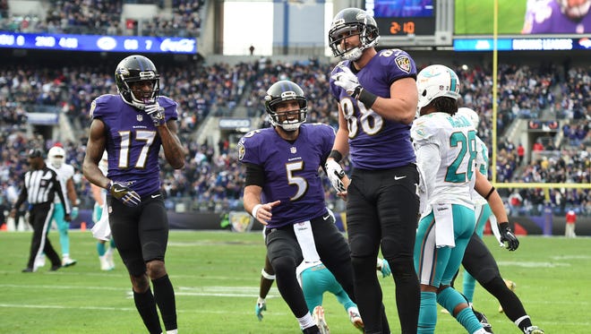 11. Ravens (12): Dennis Pitta's return from a twice-fractured hip is one of 2016's best stories. He scored twice Sunday, nearly three years since his previous TD.