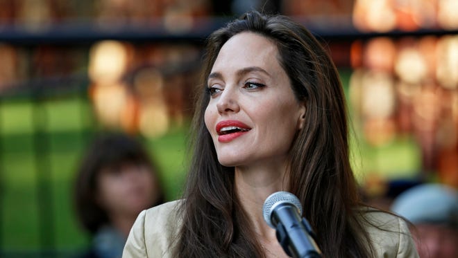 Angelina Jolie, seen here during a June visit to Kenya, announced she has developed Bell's Palsy, a type of facial paralysis.