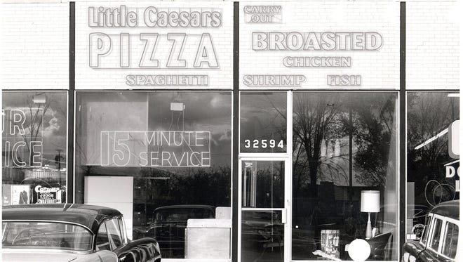 THE FIRST LITTLE CAESARS STORE   Mike and Marian Ilitch invested their $10,000 life savings to open the first Little Caesars store in Garden City in 1959.