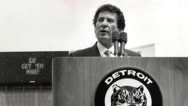 Mike Ilitch speaks about his recent acquisition of baseball's Detroit Tigers.