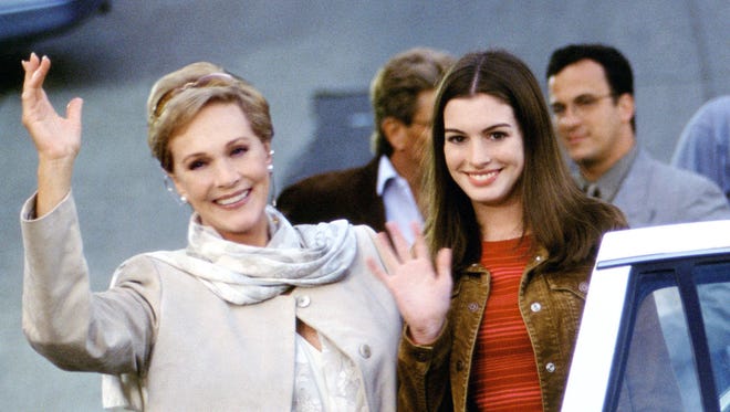 In 2001, Gary Marshall directed 'The Princess Diaries,' which made Anne Hathaway a household name (shown here in a scene with Julie Andrews).