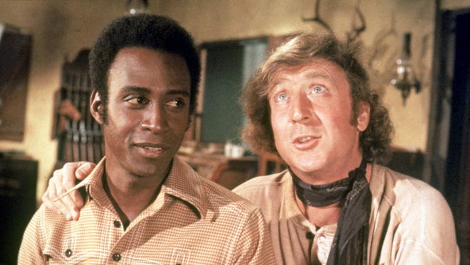 Gene Wilder starred in many of director Mel Brooks' comedy classics, including the 1974 satire "Blazing Saddles." Wilder (right) is pictured here with Cleavon Little.
