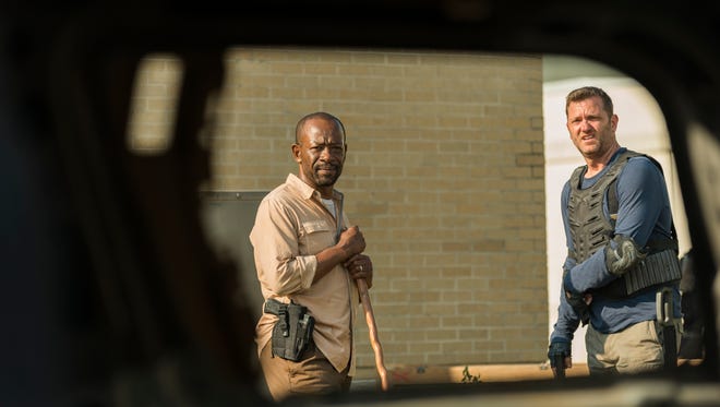 Lennie James as Morgan Jones, Karl Makinen - The Walking Dead _ Season 7, Episode 2 - Photo Credit: Gene Page/AMC
