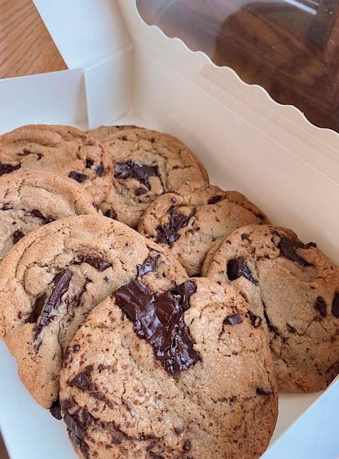 Made with more flavor than a traditional cookie base due to the browning of the butter. Made with a secret ingredient not common in cookie dough, this allows more flavor into the cookies.