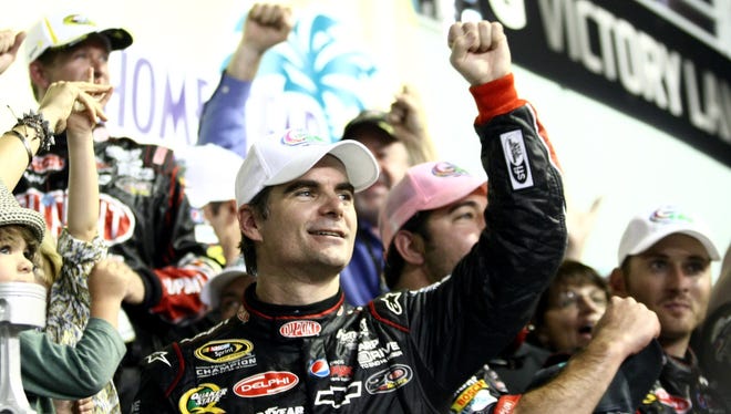 Gordon won two races in 2012, including the Sprint Cup season finale at Homestead on Nov 18. Gordon finished 10th in the Sprint Cup standings, his lowest finish since 2005.